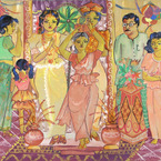 A Wedding/Häät, 1999 - Jayamuthu Sandamali Edirisinghe, 14v, Sri Lanka